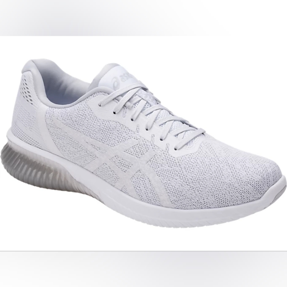 Like New Asics Gel-Kenun White/Glacier Grey Size 9